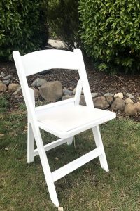 White chair - Peninsula Party Hire