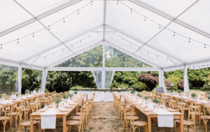 Dining set up 3 - Peninsula Party Hire