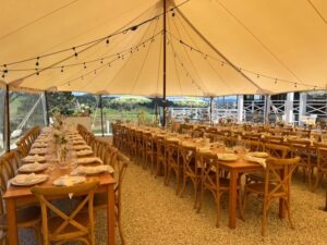 8242887A-AA2D-4DEB-9C52-59EE7C05C4F2 - Peninsula Party Hire Marquee, chair, table, lighting and dinnerware hire