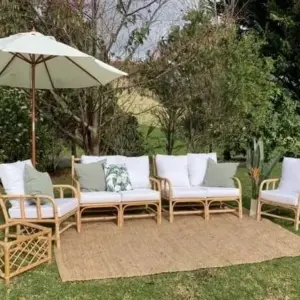 Cane Furniture Lounge Set (6x seater)