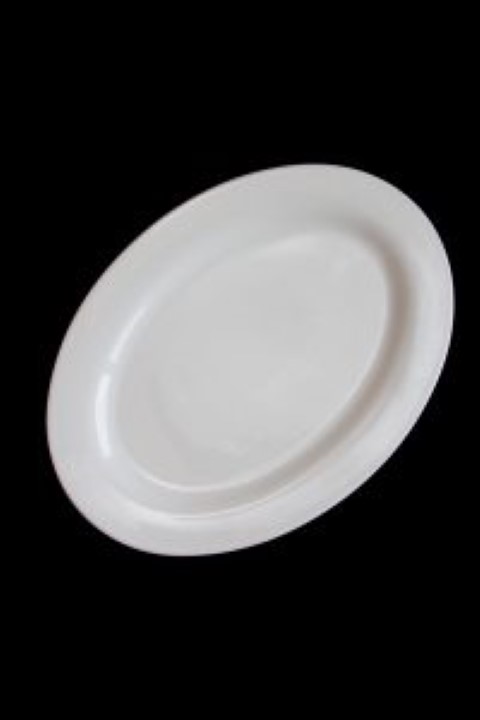 Large-White-Platter-Oval - Peninsula Party Hire